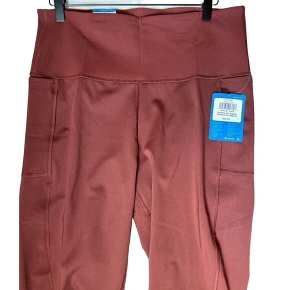 NWT COLUMBIA Women's Uphill Edge Leggings Size 14/XL Cayenne Red - Picture 4 of 6